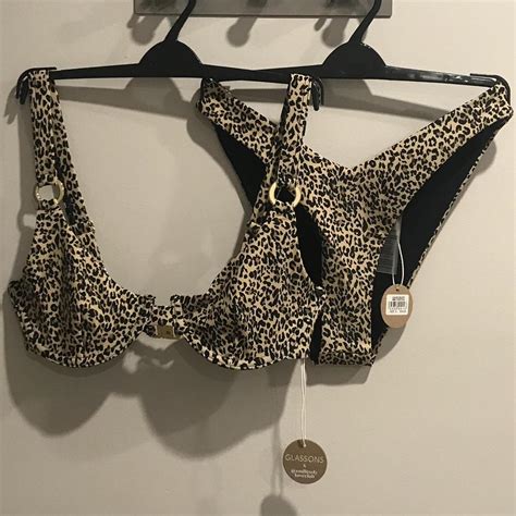 NEW Limited Edition Glassons Leopard Print Bikini Depop