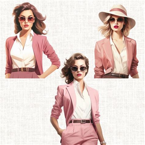 Pink Boss Babe Clipart Lady Boss Clipart Bundle Boss Lady PNG Clipart Rich Woman Luxury