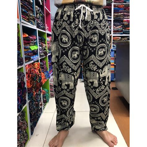 Elephant Pants Harem Pants Thai Pants Harem Pants For Women And Menใส่ได้ทั้งชาย หญิง Shopee