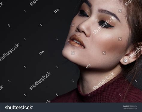 Portrait Beautiful Sexy Brunette Woman Asian Stock Photo Shutterstock