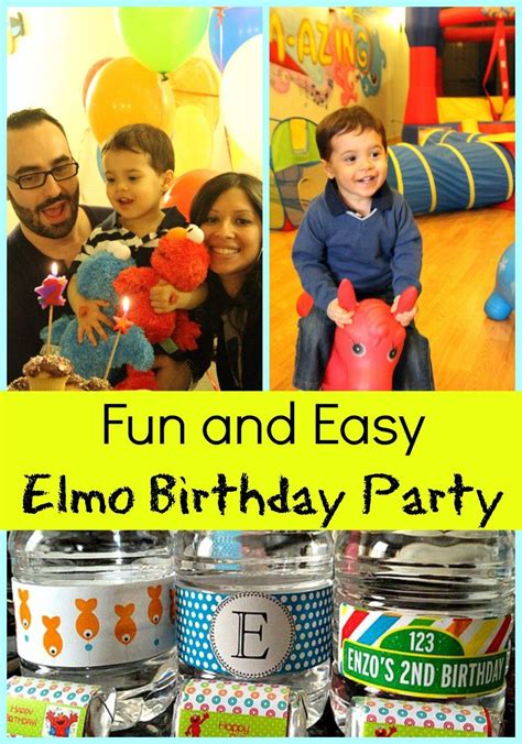 Fun And Easy Elmo Birthday Party Ideas Ladydeelg Elmo Birthday