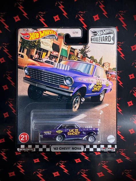 Hot Wheels Mercury Comet Cyclone HW Redliners Car Culture Premium Box Hotwheels Chevy Nova