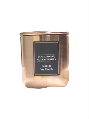 Sandalwood Musk Vanilla Scented Soy Wax Candle Aroma At Rs 800 Piece