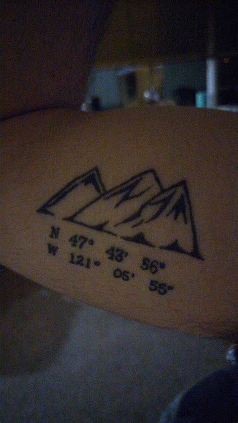 Mountain Range Tattoo