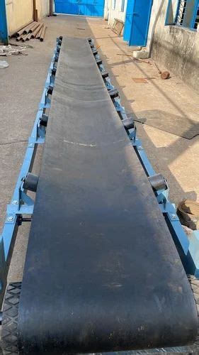 Trough Belt Conveyor Load Capacity 201 500 Kg Belt Thickness 5 Mm