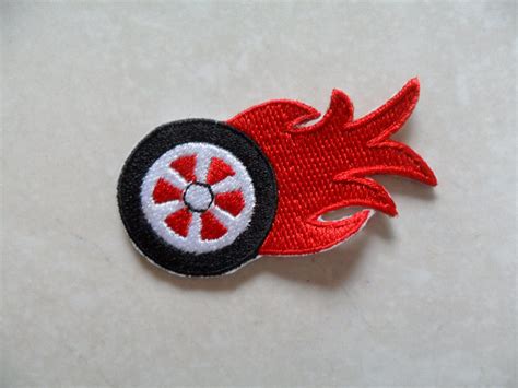 Patch Bordado Termocolante Roda Fogo Hot Wheels Elo