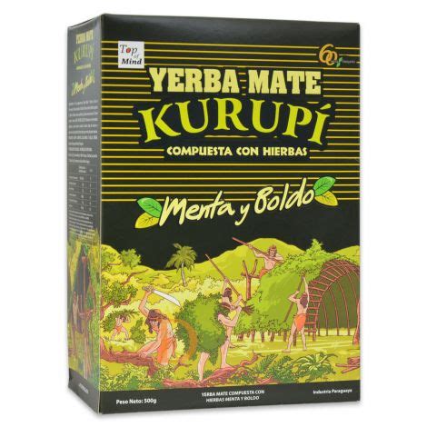 Kurup Compuesta Especial Yerba Mate Menta Y Boldo G Delicatino