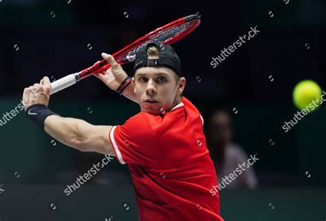 Canadas Denis Shapovalov Action Against Russia Editorial Stock Photo