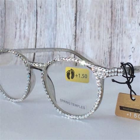 Swarovski Crystal Reading Glasses Etsy