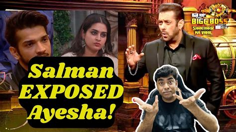 Bigg Boss 17 Wkv Update Salman Khan Slams Ayesha Khan Munawar को मिला