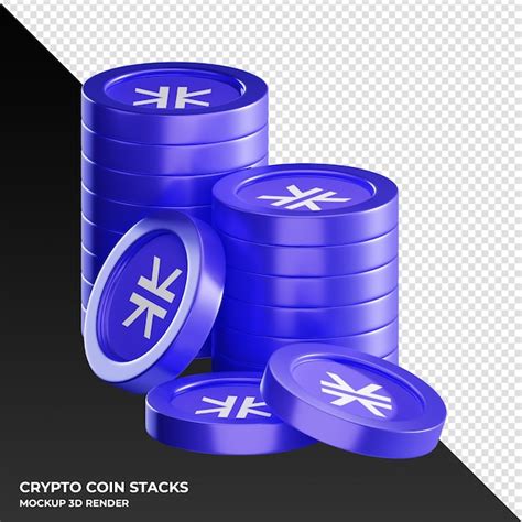 Premium PSD Stacks Stx Coin Stacks Cryptocurrency 3d Render Illustration