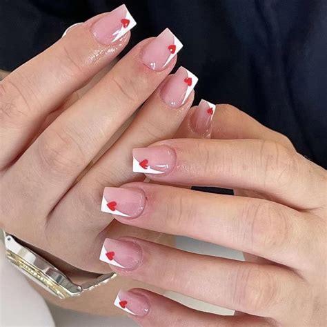 Amazon Pcs Nude Pink Press On Nails Short Square Shanrun Festival Fake Nails Press Ons