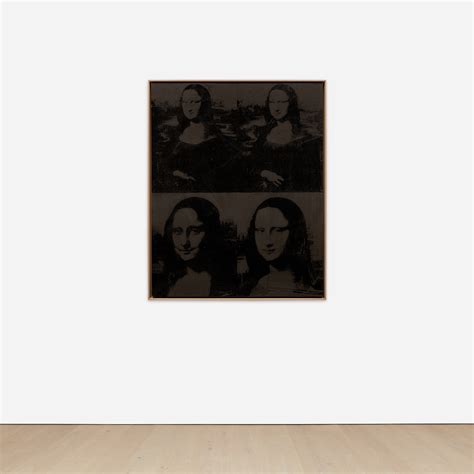 Andy Warhol Mona Lisa Four Times 1973 Mutualart