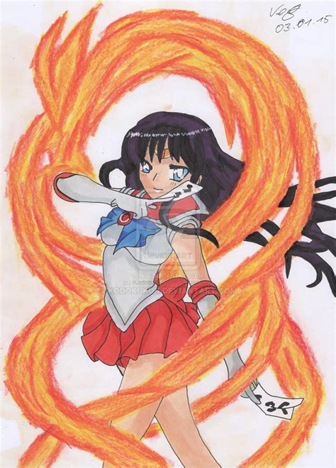 Sailor Mars At Fire by Kodokukun on DeviantArt