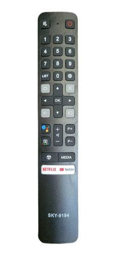 Controle Remoto Tv Tcl Smart Android Netflix Globoplay Rc802 Sky