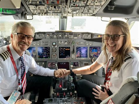 They fell in love in the US Air Force 30 years ago. Now they pilot