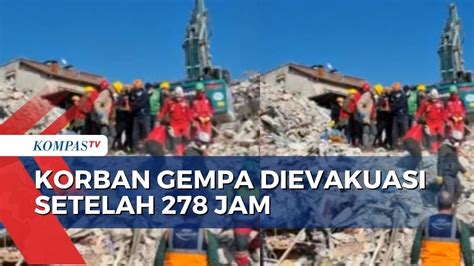 Tertimpa Reruntuhan Gempa Selama Jam Lebih Korban Gempa Turki