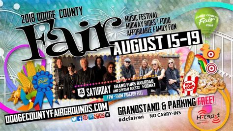 Grand Funk Railroad And Foghat Dodge County Fairgrounds