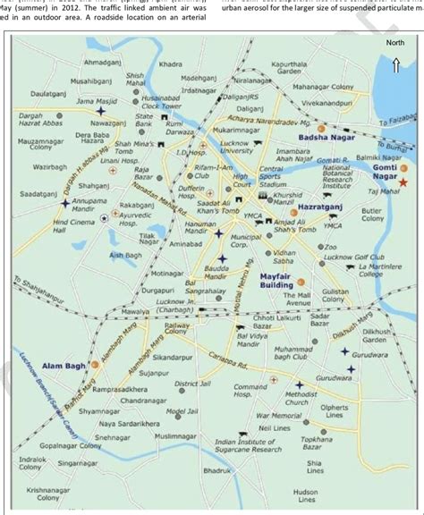 Lucknow Map Travel Map