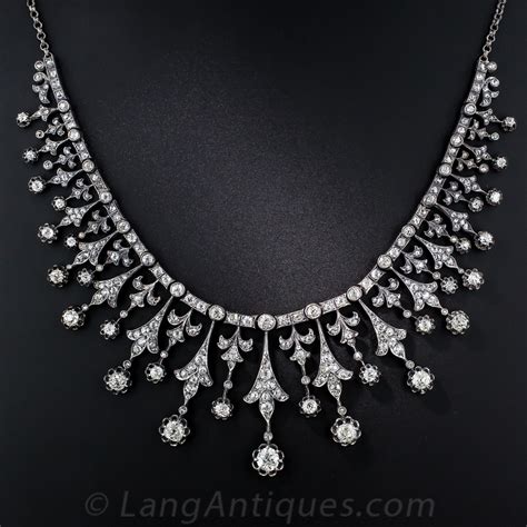 Antique French Diamond Necklace