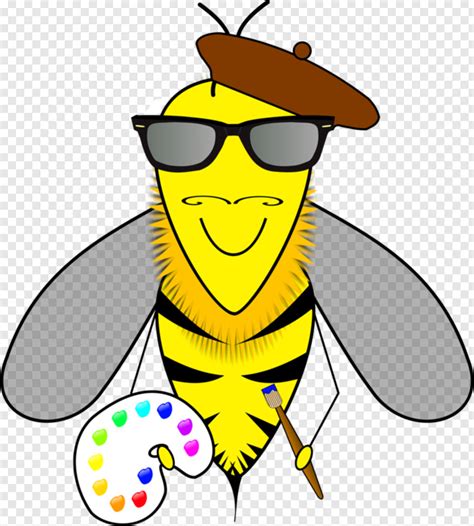 Honey Bee Bee Movie Artist Bee Bee Clipart Cute Bee 474424 Free