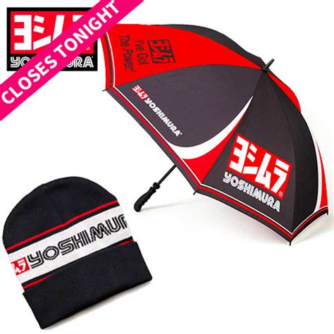 Yoshimura Japan Beanie Hat and Umbrella Bundle - Apex 66