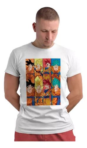 Playera Ts Dragon Ball Z Goku Fases P Meses Sin Inter S