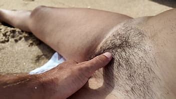 Suddenly A Stranger Sneaks Up And Starts Touching Milf S Hairy Pussy On