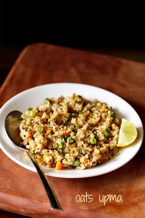 Oats Upma Recipe Healthy Savory Oats