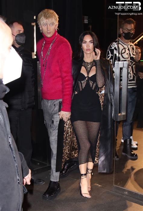 Megan Fox Sexy Seen Flaunting Her Hot Cleavage At The Dolce Gabbana Office In Milan AZNude