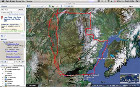 Map Lake Clark