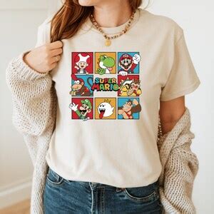 Nintendo Super Mario T Shirt Vintage Super Mario And Luigi T Shirt