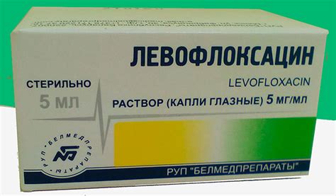 Левофлоксацин: капли глазные – цена, инструкция по применению