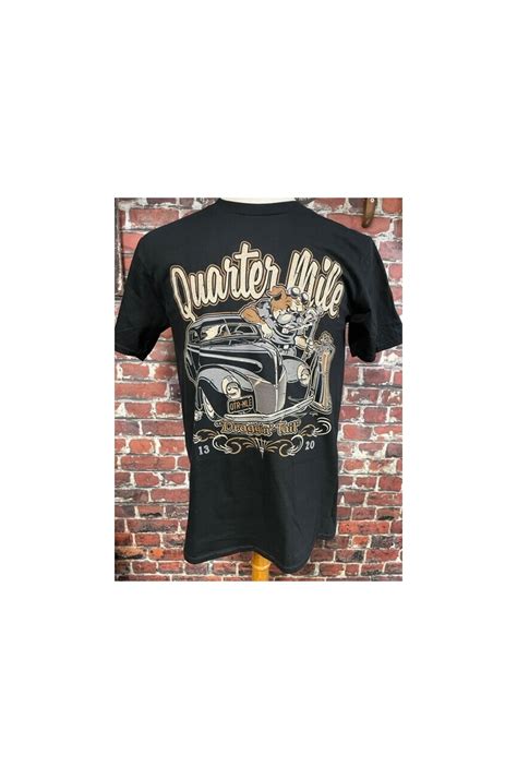 Tee Shirt Hot Rod Am Ricain Drag Race