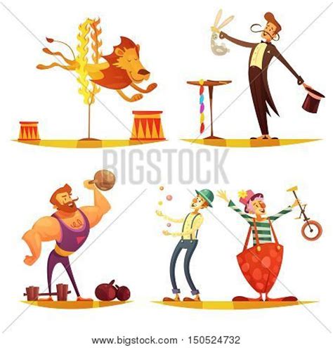 Traveling Circus Vector Photo Free Trial Bigstock