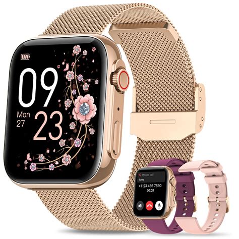 Smart Watches for Women, 1.91" HD Fitness Tracker Watch with Blood