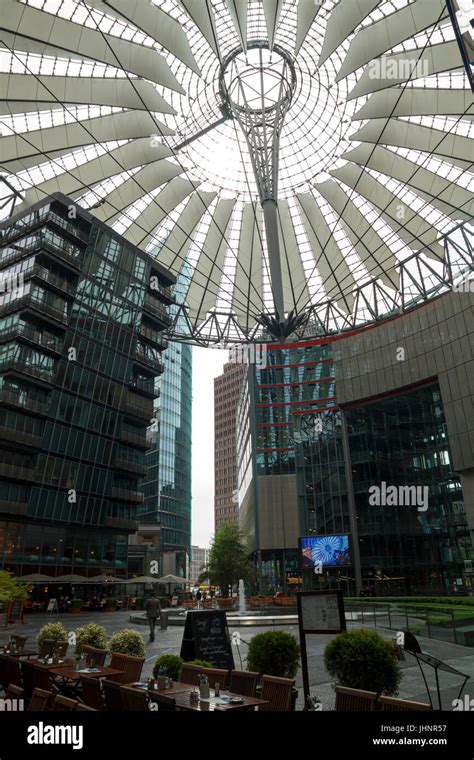 The Sony Center Building A Modern Complex Located At The Potsdamer