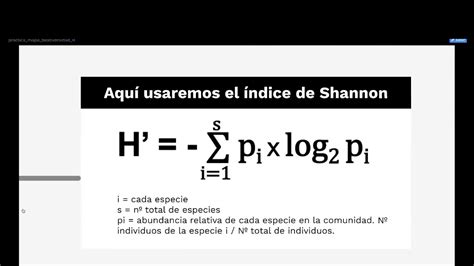 Generación mapa biodiversidad índice de Shannon con QGIS y R usando