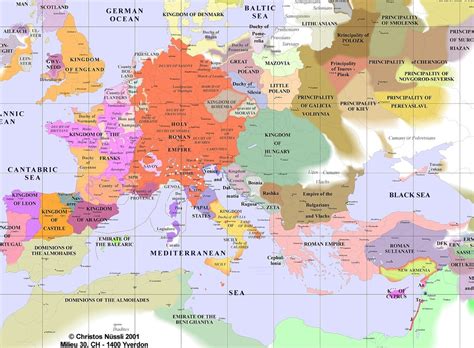 Medieval Europe Map