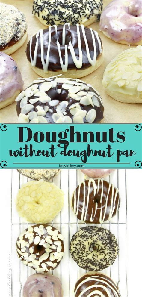 Baked Doughnuts without using doughnut pan Foxy Folksy Рецепт