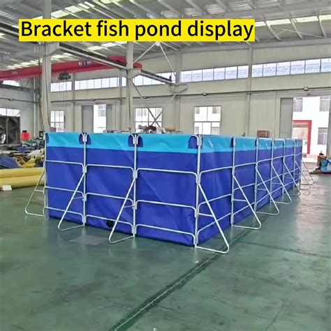 Aquaculture System Foldable Pvc Fish Pond Commercial Fish Farming Tanks