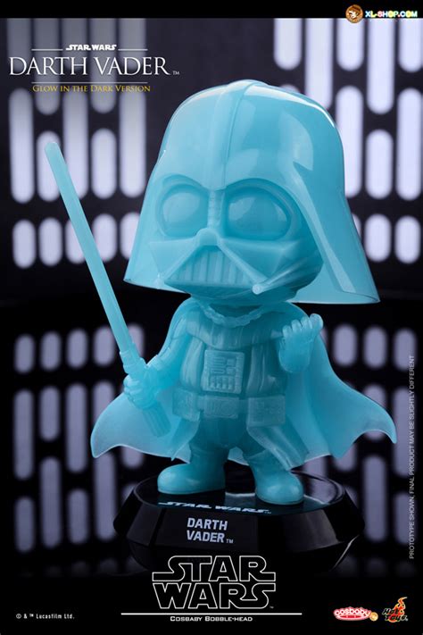 Hot Toys Cosb Star Wars Darth Vader Cosbaby S Bobble Head Glow In The Dark Version