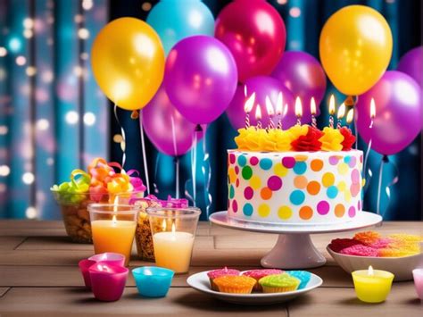 Premium Photo Birthday Party Balloons Colourful Balloons Background