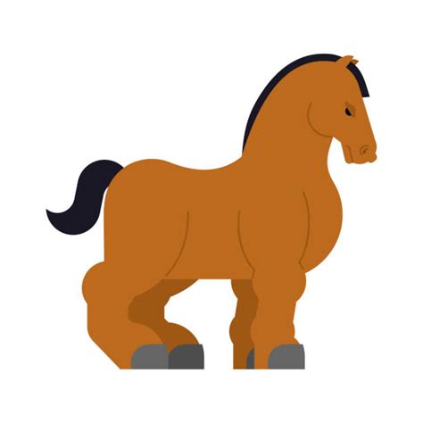 Clydesdale Horse Illustrations, Royalty-Free Vector Graphics & Clip Art - iStock