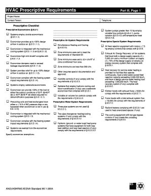 Fillable Online HVAC Compliance Report Part III Fax Email Print