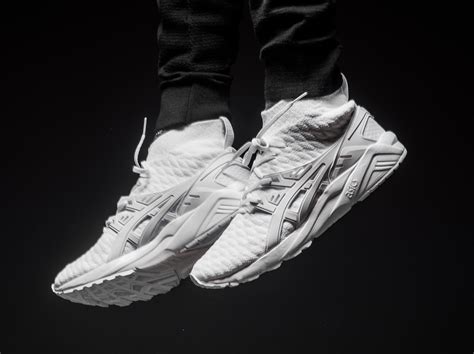 Asics Gel Kayano Trainer Knit Mt White Black Sneaker Bar Detroit
