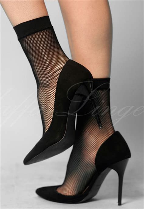 Meia Soquete Arrastão 2032 Yaffa Le Lingerie