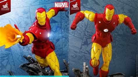 New Hot Toys Invincible Iron Man Retro Action Figure Fully Revealed YouTube
