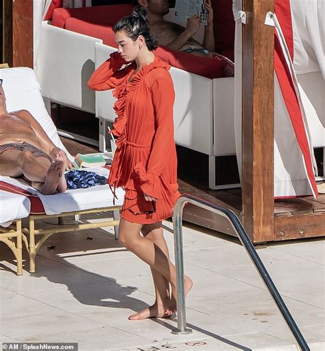 Dua Lipa Shows Off Her Toned Physique In A Scanty Yellow Bikini Daily Mail Online