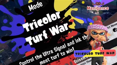 The Perfect Tricolor Turf War Game Splatoon Splatfest Gameplay With